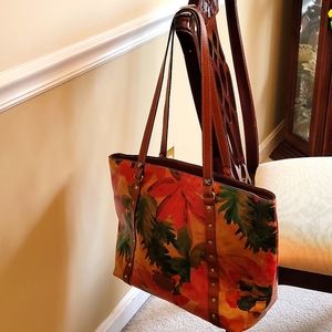 New with Tags. Patricia Nash Heritage Collection Treviso Spring Multicolor Tote.